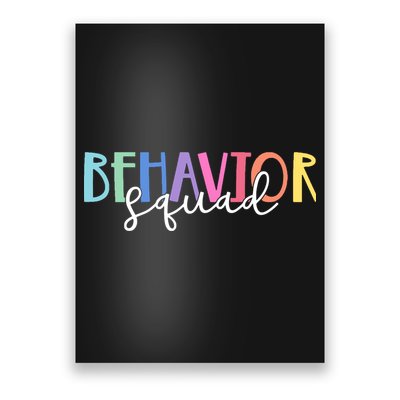 Behavior Squad Colorful Therapist Poster