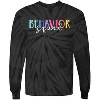 Behavior Squad Colorful Therapist Tie-Dye Long Sleeve Shirt