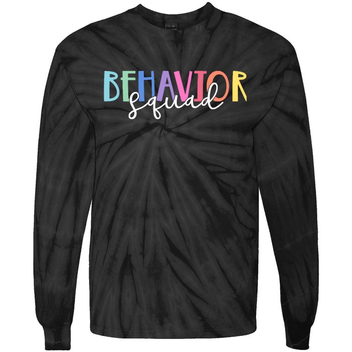 Behavior Squad Colorful Therapist Tie-Dye Long Sleeve Shirt