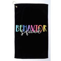 Behavior Squad Colorful Therapist Golf Towel
