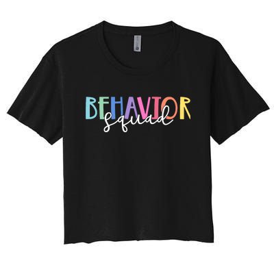 Behavior Squad Colorful Therapist Women's Crop Top Tee