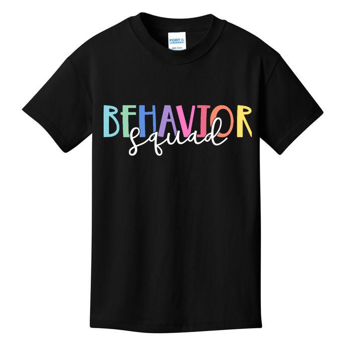 Behavior Squad Colorful Therapist Kids T-Shirt