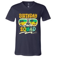 Birthday Summer Cruise Squad Party Vintage Lovers Holiday V-Neck T-Shirt