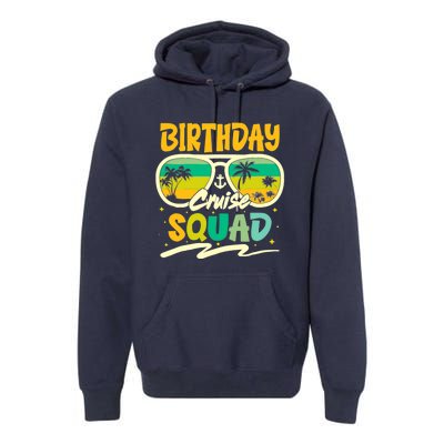 Birthday Summer Cruise Squad Party Vintage Lovers Holiday Premium Hoodie