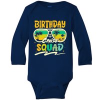 Birthday Summer Cruise Squad Party Vintage Lovers Holiday Baby Long Sleeve Bodysuit