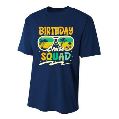 Birthday Summer Cruise Squad Party Vintage Lovers Holiday Performance Sprint T-Shirt