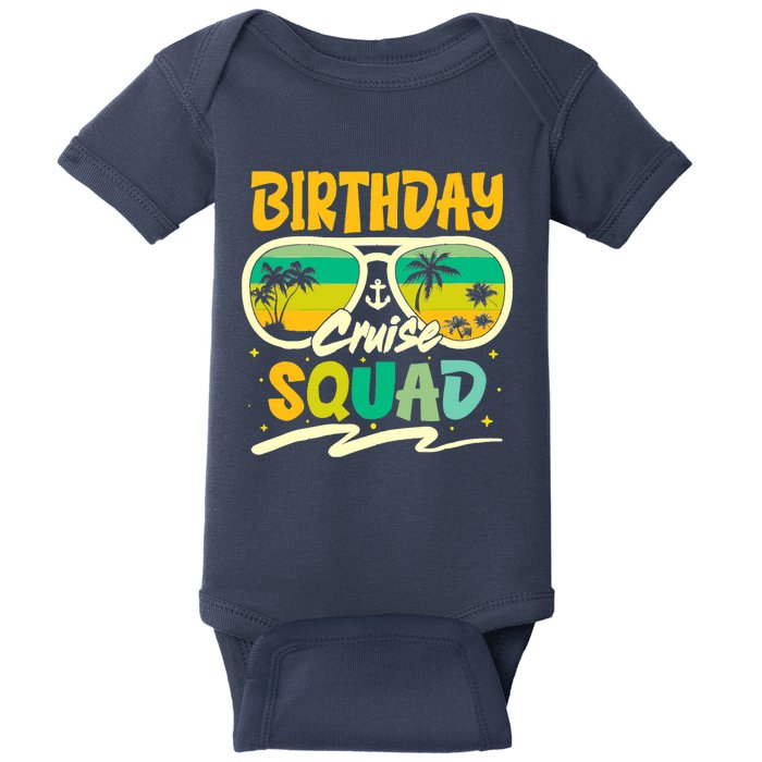 Birthday Summer Cruise Squad Party Vintage Lovers Holiday Baby Bodysuit