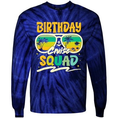 Birthday Summer Cruise Squad Party Vintage Lovers Holiday Tie-Dye Long Sleeve Shirt