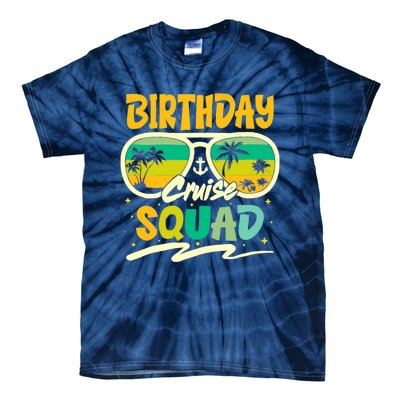 Birthday Summer Cruise Squad Party Vintage Lovers Holiday Tie-Dye T-Shirt