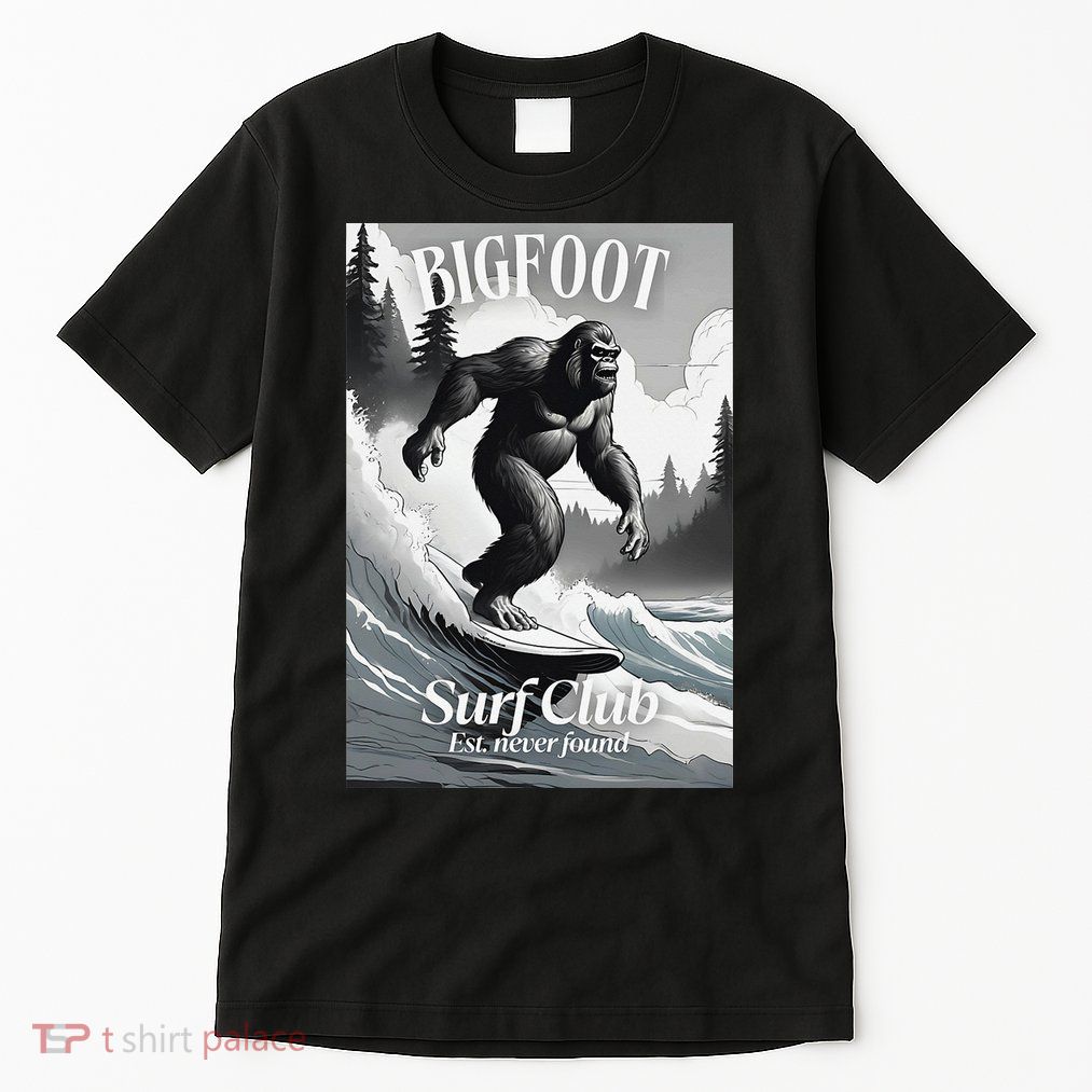 Bigfoot Surf Club Est Tall T-Shirt