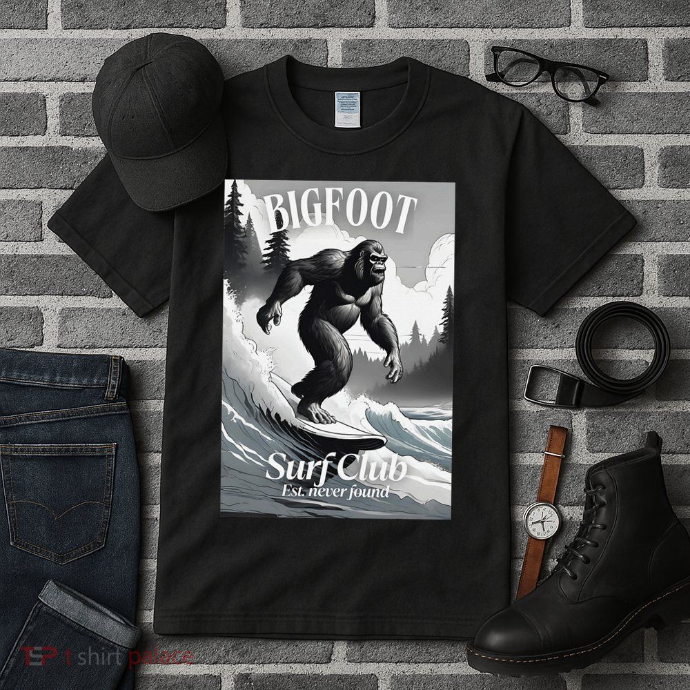 Bigfoot Surf Club Est Tall T-Shirt