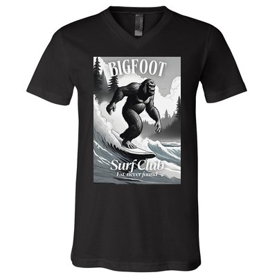 Bigfoot Surf Club Est V-Neck T-Shirt