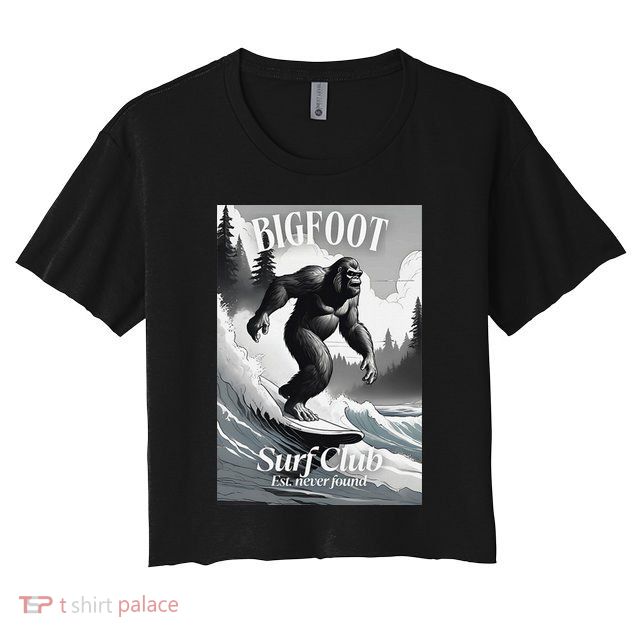Bigfoot Surf Club Est Crop Top