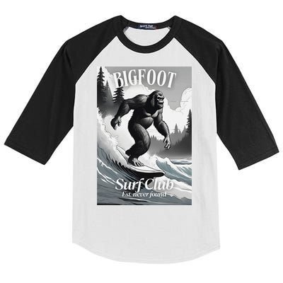 Bigfoot Surf Club Est Kids Colorblock Raglan Jersey