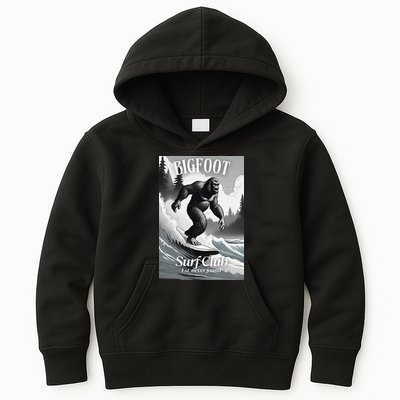 Bigfoot Surf Club Est Kids Hoodie