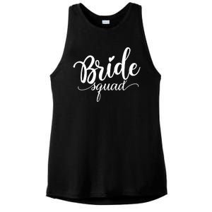 Bride Squad Cute Wedding Ladies PosiCharge Tri-Blend Wicking Tank