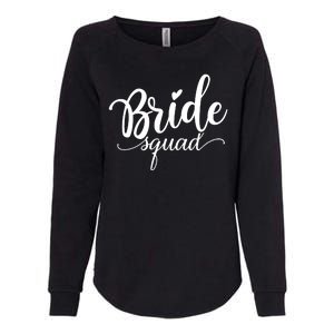 Bride Squad Cute Wedding Womens California Wash Sweatshirt