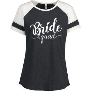 Bride Squad Cute Wedding Enza Ladies Jersey Colorblock Tee