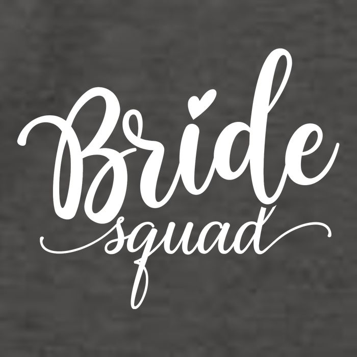 Bride Squad Cute Wedding Vector Backpack