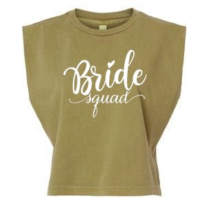 Bride Squad Cute Wedding Garment-Dyed Women's Muscle Tee