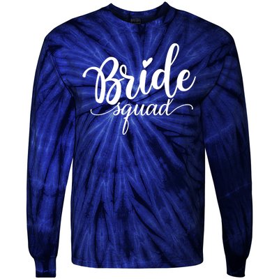 Bride Squad Cute Wedding Tie-Dye Long Sleeve Shirt