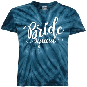 Bride Squad Cute Wedding Kids Tie-Dye T-Shirt