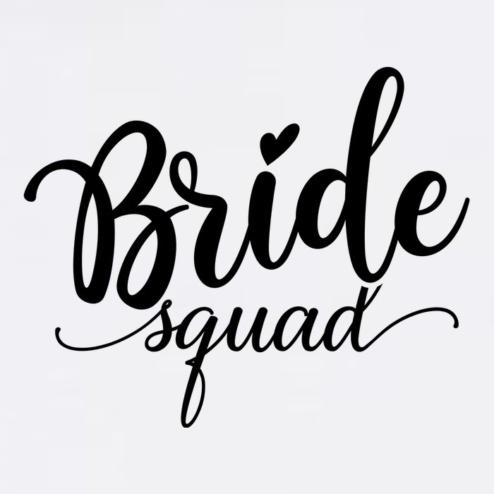 Bride Squad Cute Wedding Cool Comfort Performance Bucket Hat
