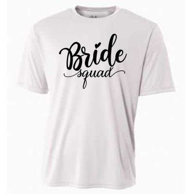 Bride Squad Cute Wedding Cooling Performance Crew T-Shirt