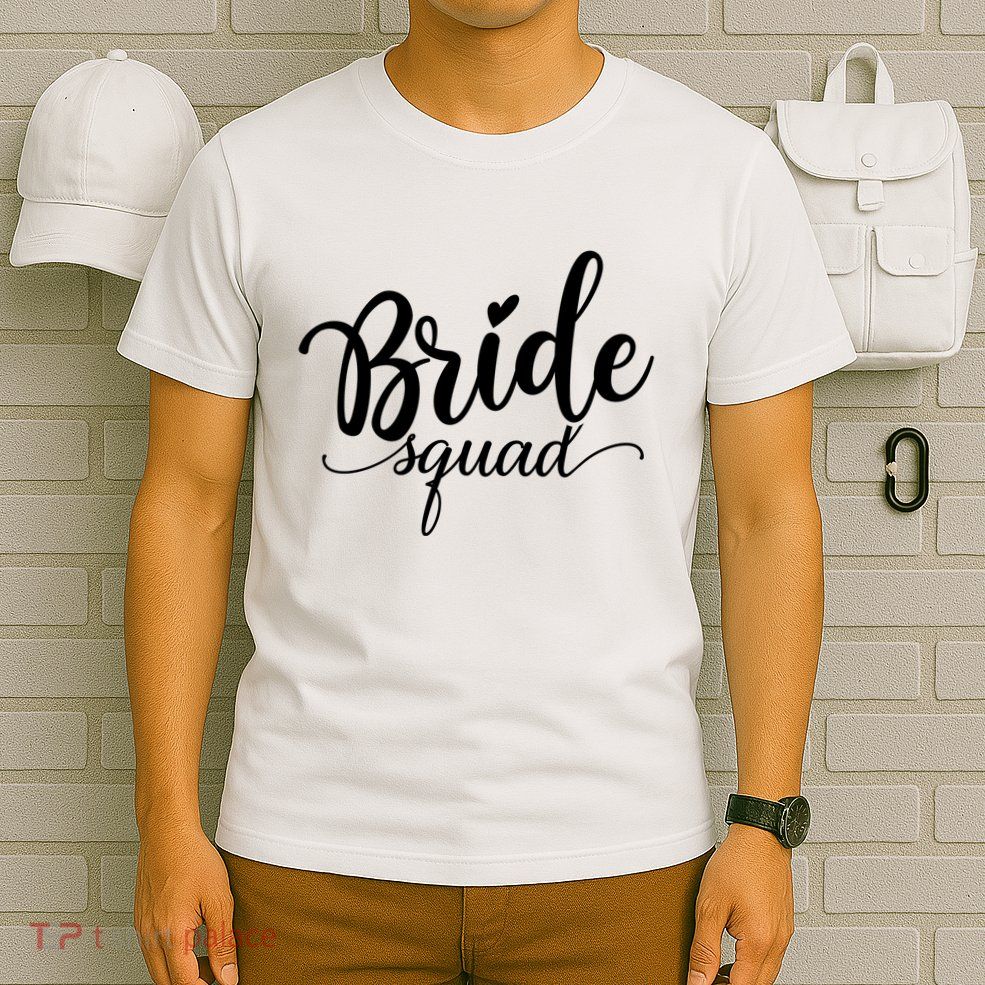 Bride Squad Cute Wedding T-Shirt