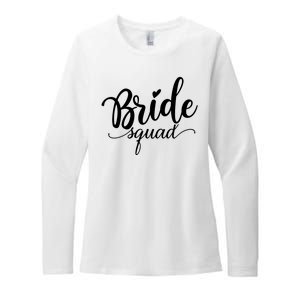 Bride Squad Cute Wedding Womens CVC Long Sleeve Shirt