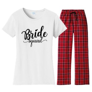 Bride Squad Cute Wedding Women's Flannel Pajama Set