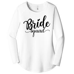 Bride Squad Cute Wedding Women's Perfect Tri Tunic Long Sleeve Shirt