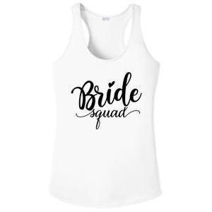 Bride Squad Cute Wedding Ladies PosiCharge Competitor Racerback Tank