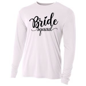 Bride Squad Cute Wedding Cooling Performance Long Sleeve Crew