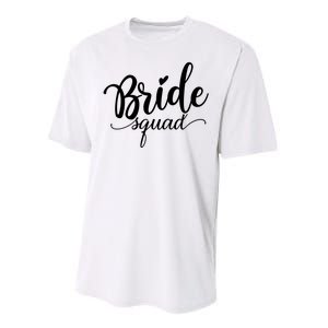 Bride Squad Cute Wedding Performance Sprint T-Shirt