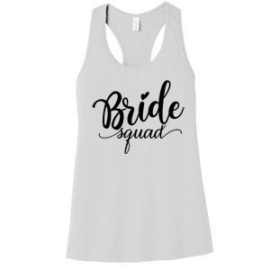 Bride Squad Cute Wedding Women's Racerback Tank