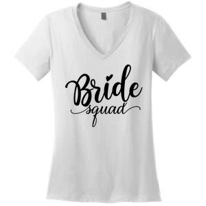 Bride Squad Cute Wedding Women's V-Neck T-Shirt