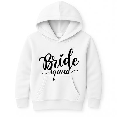 Bride Squad Cute Wedding Kids Hoodie