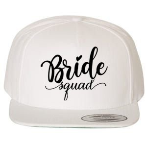 Bride Squad Cute Wedding Wool Snapback Cap