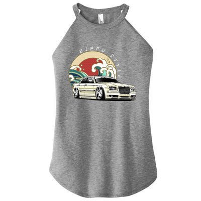 Bippu Style Car Women's Perfect Tri Rocker Tank