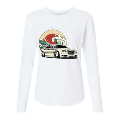 Bippu Style Car Womens Cotton Relaxed Long Sleeve T-Shirt