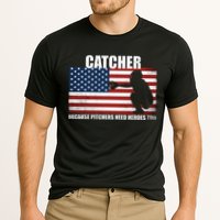 Baseball Softball Catcher Because Pitchers Need Heros Too Cooling Performance Crew T-Shirt