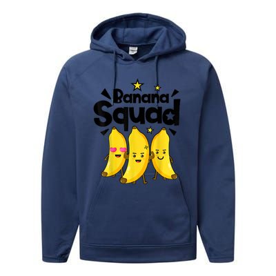 Banana Squad Dance Dancing Funny Cute Performance Fleece Hoodie