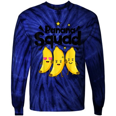 Banana Squad Dance Dancing Funny Cute Tie-Dye Long Sleeve Shirt