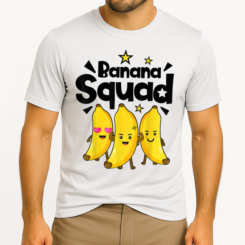 Banana Squad Dance Dancing Funny Cute Cooling Performance Crew T-Shirt