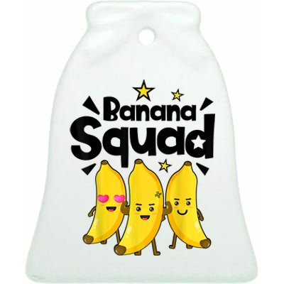 Banana Squad Dance Dancing Funny Cute Ceramic Bell Ornament