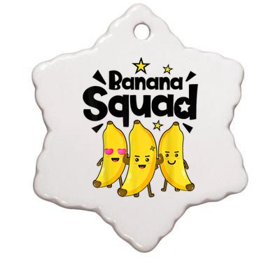 Banana Squad Dance Dancing Funny Cute Ceramic Star Ornament