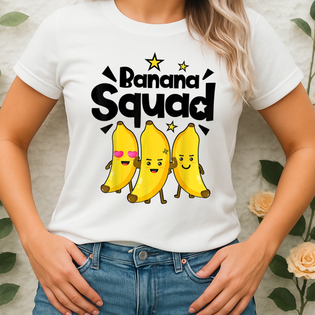 Banana Squad Dance Dancing Funny Cute Womens T-Shirt