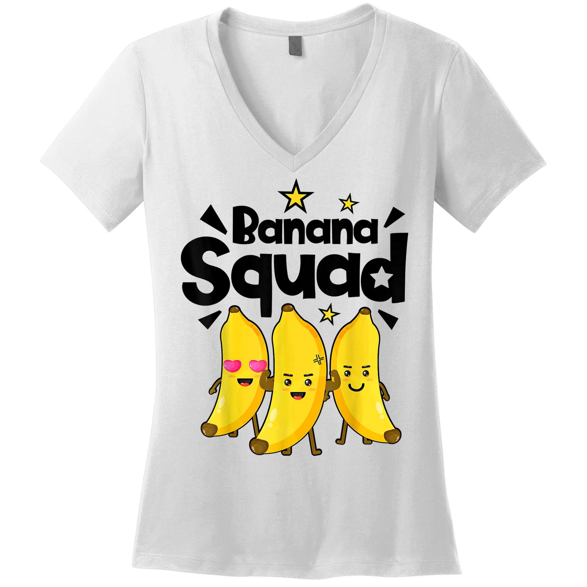 Banana Squad Dance Dancing Funny Cute Women's V-Neck T-Shirt