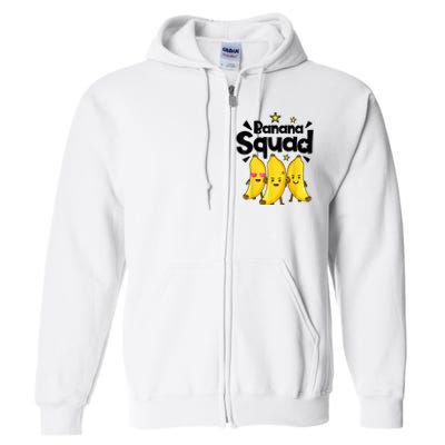 Banana Squad Dance Dancing Funny Cute Full Zip Hoodie